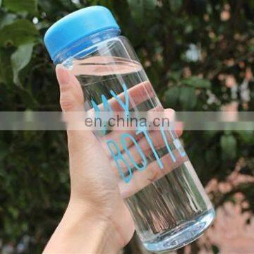 Juice Drinking Plastic my Bottle 500ml Logo Customized