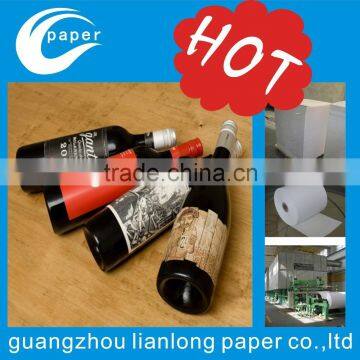 Label design, self adhesive bottle label, mineral spring bottle label of bottled water