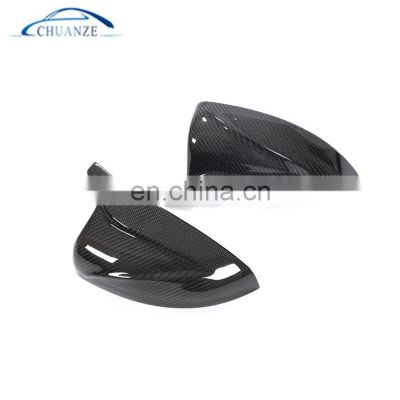 Carbon Fiber S3 Review Mirror Cover for Audi A3 S3 S Line Sedan 4-Door 2014-2020