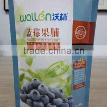 stand up dried blueberry packaging bag