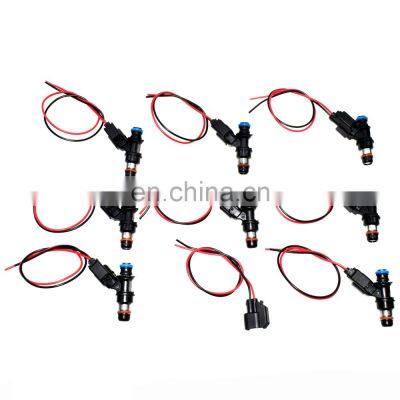 Free Shipping!8X Fuel Injector W/ 9X Pigtail Wire For Cadillac Chevrolet GMC 217-1621 12580681