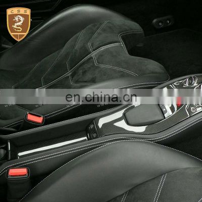 2020 New car centre console storage tray interior trim carbon fiber material for Ferrari 458 accessories car interior cup holder