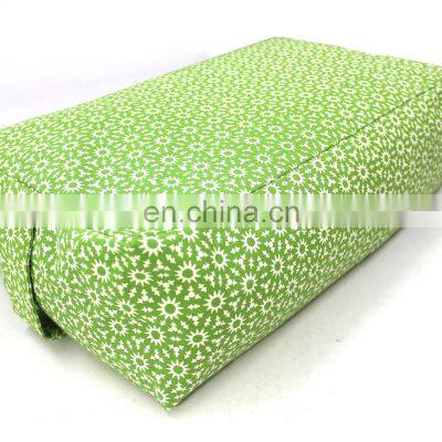 Kapok or cotton filled Washable outer cover customize Rectangular shape bolster pillow Indian supplier