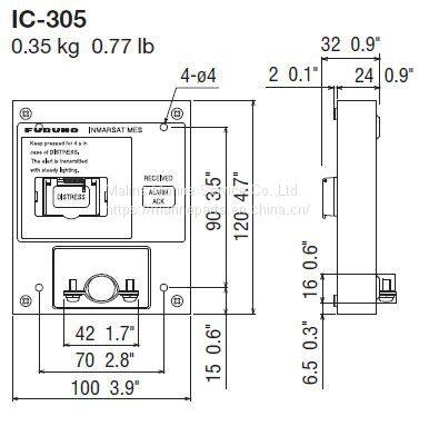 Inmarsat-C FURUNO FELCOM 18 Cable 30M photo-3