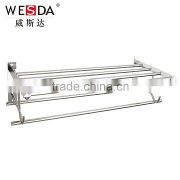 Wesda Wall Mounted Stainless Steel Bathroom Shelf Towel Rack A095                        
                                                Quality Choice