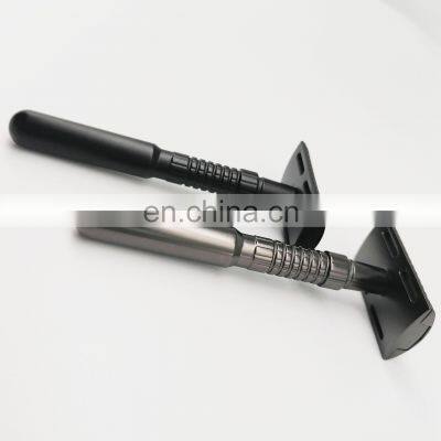 New Arrival Colors Brass Handle Zinc Alloy Razor Head Reusable Classic Safety Razor photo-2