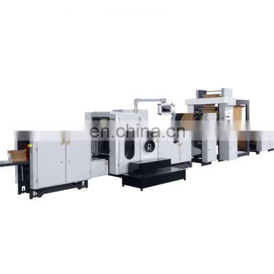 Automatic Paper bag making machine with 2colors printing