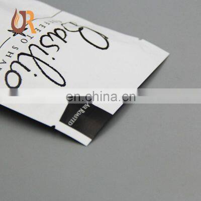 Three Side Seal Logo Printed Bag Tea Sample Packet Drip Coffee Pouch