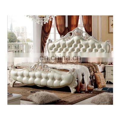 Double wood classic sofa bed carved  beds