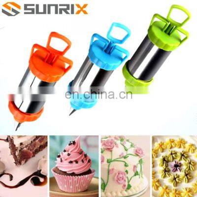 Cake Tool Sugar Cookie Decorating Press Syringe Supplies Kit, Dessert Decorator Nozzles Cake Icing Piping Tips Cake Tools photo-2