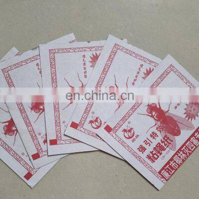Factory Direct Price OEM Wholesale Sticky Fly Paper Fly Glue Board Fly Glue Trap Paper