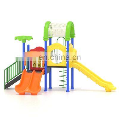 Happy Color Kindergarten Children Play House Set Plastic Outdoor Playground Equipment With Slide for Kids 5-10 Kids 1 Years photo-4