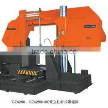 GZ4280/100 China Hydraulic Horizontal band saw machine horizontal bandsaw for wood