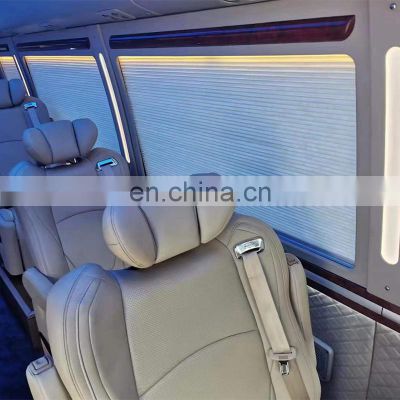 New Design car window curtain manual with honey comb Car Accessories Car Interior COASTER/HIACE/Sprinter V260 V250 vito