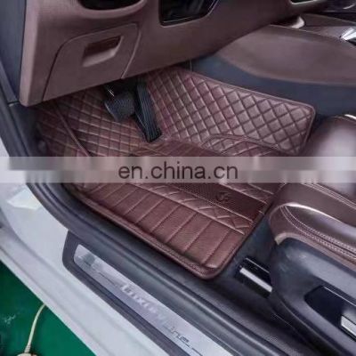 HFTM  Carpet Car Rugs floor mats For BNW 5 series In Roll TOE car washable floor paper mat luxury leather dedicated customized