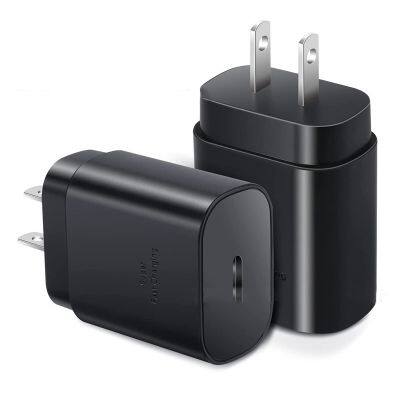 US Mobile Phone Wall Type C Fast Charger Cable Adapter 25W PD Charger For Samsung Charges