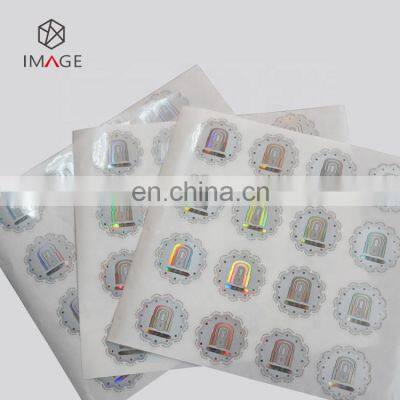 Shiny Personalized Customized Round Brand Protection Hologram Stickers photo-5