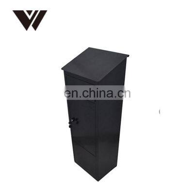 Extra Large Front Access Or Rear Access Fence Mounted Anti-theft Safe Courier Drop Letter Box Post Box For Parcel Mails Delivery photo-4