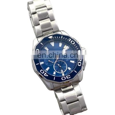 Men's Luxury Stainless Steel Watch Calendar Waterproof Luminous Quartz Watch Men's Quartz Watch