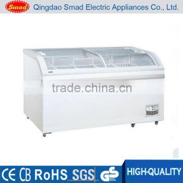 Commercial freezer ice cream showcase freezer sliding door freezer