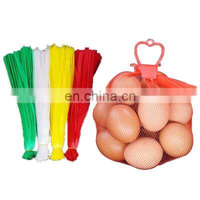 Custom Agriculture PE Waterproof Plastic Potato Packaging Mesh Bag Small Package Net Mesh Bag for Egg