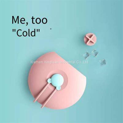 Hot Water Bottle Food Grade Silicone Water Bag Portable Hand Warm Treasure photo-2