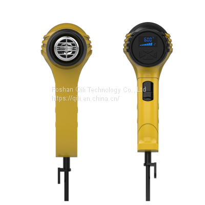 Qr 612A Qili Hot Air Gun 2000W 220V EU Plug, LED Display Screen Hot Air Blower Kit With Overheating Protection photo-5