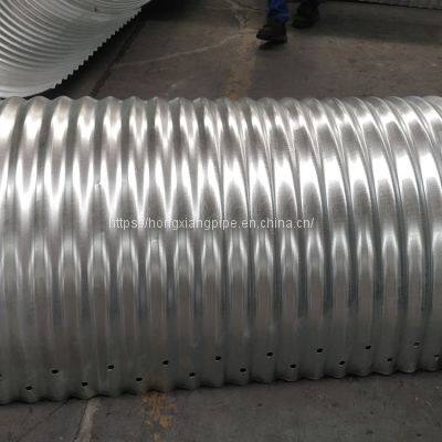 Corrugated Metal Tubes 68*13 Waveshape Assembled Corrugation Pipe