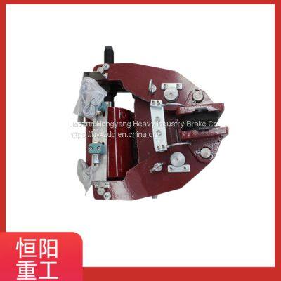 Hengyang Heavy Industry's hydraulic safety brake SBD100-D shows a malfunction