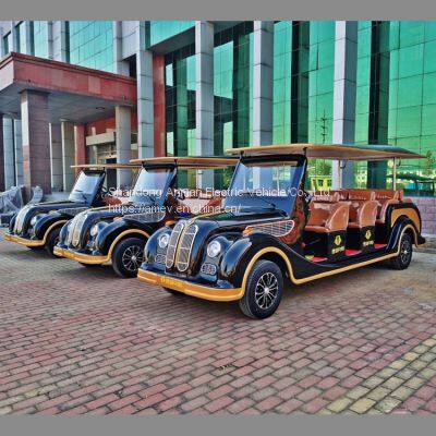 4 row seat electric golf cart, sightseeing car