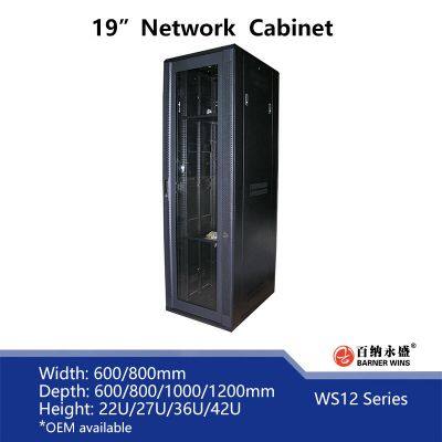 Factory OEM 19inch Network Server Cabinets WS12 Server Racks 22U/42U for Network photo-5
