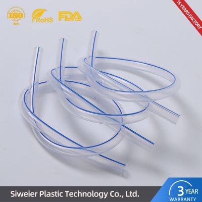 Thin Wall Soft Vacuum Hose Transparent Medical Grade Silicone Developing Wire Tube