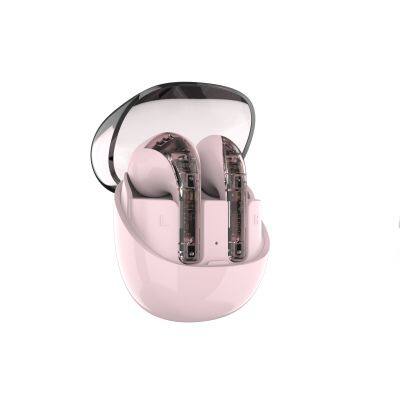 TWS Wireless Stereo Bass Headphone True Earphone With Transparent Charging Case photo-5