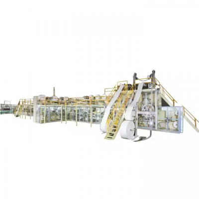 Semi Servo Disposal Baby Diaper Making Machine Prix In China photo-4