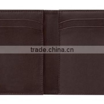 Italian full grain cowhide business card holder slim leather business card holder