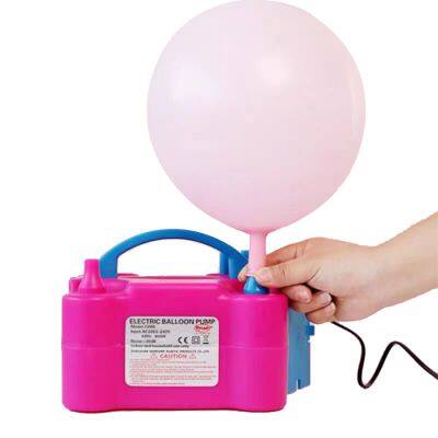High Performance Battery Balloon Machine High Power Portable 220V air Inflator Portable Electric Balloon Pump