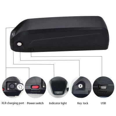 Hailong Down Tube Electric Bicycle Battery 48V 15Ah 17.5Ah OUXI V8 Fatbike Lithium Battery Pack for E-Bikes photo-2