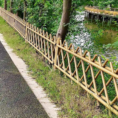 Imitation Bamboo Fence for Garden Decoration | Artificial Bamboo Panels