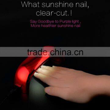 Free Sample!Sun-light 9W Mini uv Led Gel Nail Polish Lamp Nail Art Kits Quality Choice