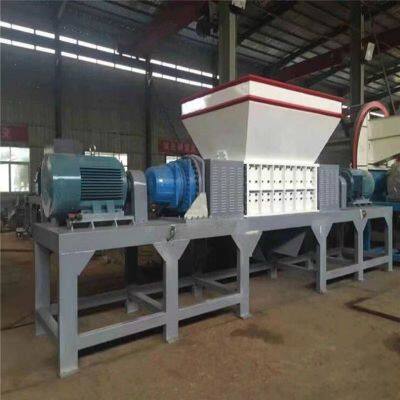 Doppelwellen-Schredder für die Wiederverwertung von industriellen Abfällen, Kunststofffolien und harten Kunststoffen photo-6