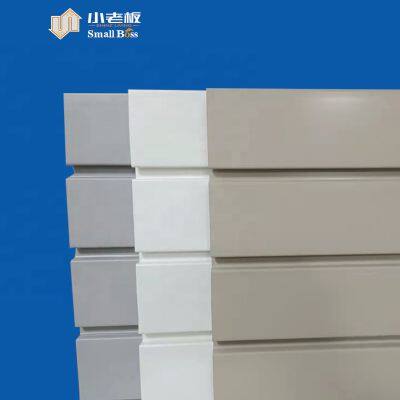 Fireproof & Waterproof Pvc Slatwal Panel for Garage Wall
