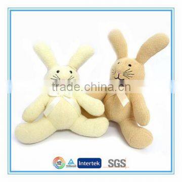 Stuffed yellow and brown rabbit toys Easter rabbit