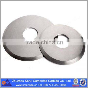 Tungsten Carbide Cutter circular blade knife/ Tungsten carbide disc cutter/ Round tungsten carbide cutters