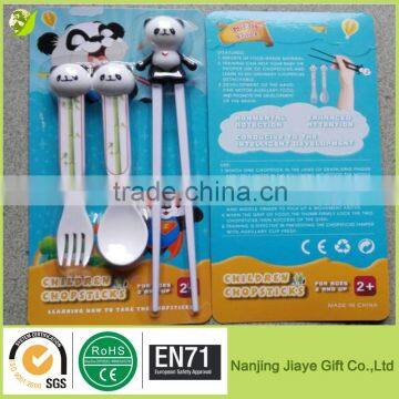 Cute Panda Cartoon Chopstick and Spoon Set