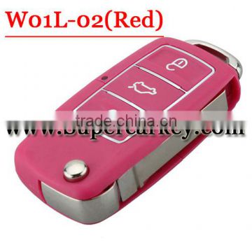 Good quality KEYDIY KD900 W01L-02 3 Button Remote Key with Red colour for URG200