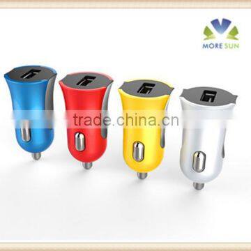 Colorful promotional USB car charger