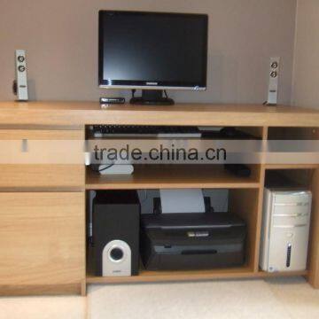 classic mdf or particle board computer desk made in melamine