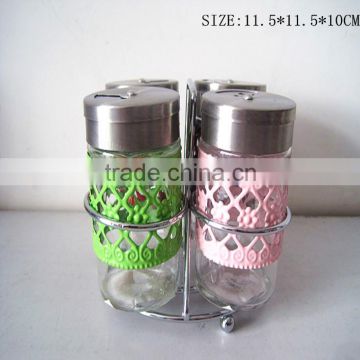 glass condiment bottle glass condiment container glass condiment jar