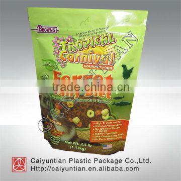 custom printing stand up food packaging bags