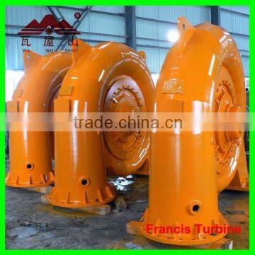 hot sale 20kw to 20mw francis water turbine power plant